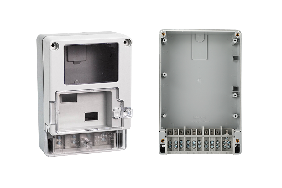 DTS-08 三相远程预付费表壳（带模块盒）
